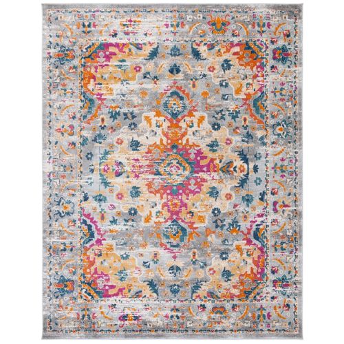 Tapis Madison 235 X 305 Cm Contemporain Shannon Gris / Fuchsia