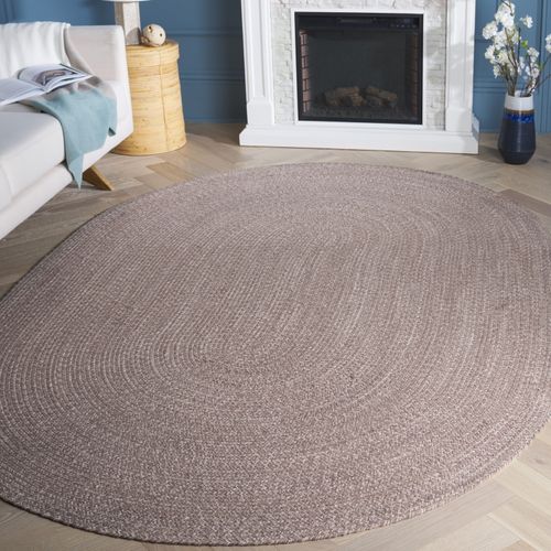 Tapis Braided 122 X 183 Cm Pays Rustique Ferme Jessamy Ivoire
