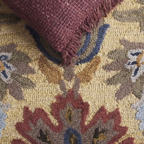 Tapis Blossom 69 X 122 Cm Traditionnel Juni Or / Multicolore