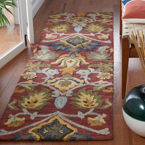 Tapis Blossom 69 X 305 Cm Traditionnel Juni Rouge / Multi