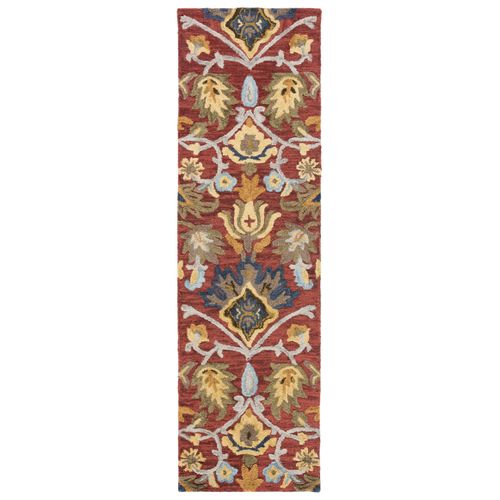 Tapis Blossom 69 X 305 Cm Traditionnel Juni Rouge / Multi