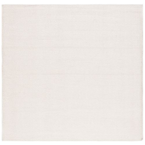 Tapis Vermont 213 X 213 Cm Solid Tonal Hattie Blanc