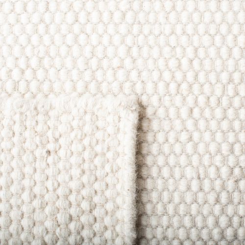 Tapis Vermont 61 X 91 Cm Solid Tonal Hattie Blanc