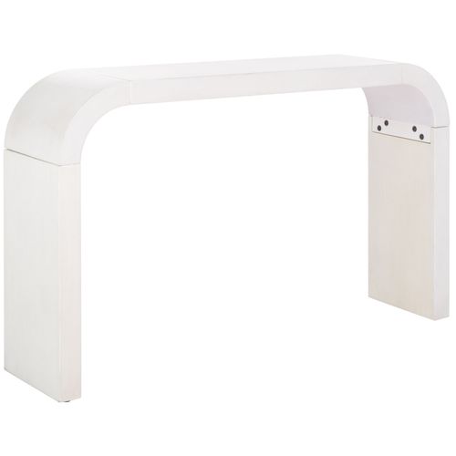 Console Liasonya Blanc Bois Bayur 132 X 30 X 79 Cm