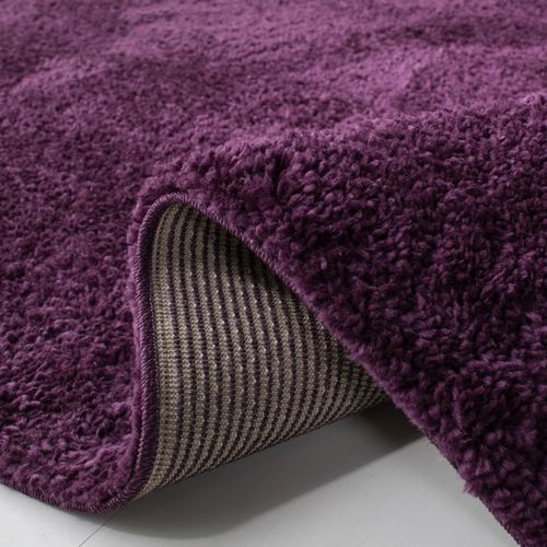 Tapis August à Poils Longs 122 X 122 Cm Shag Lola Violet