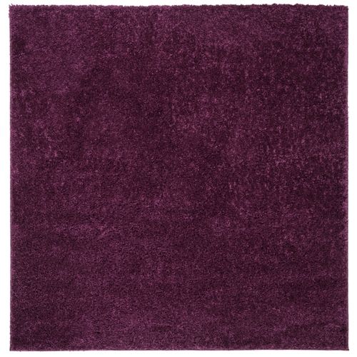 Tapis August à Poils Longs 122 X 122 Cm Shag Lola Violet