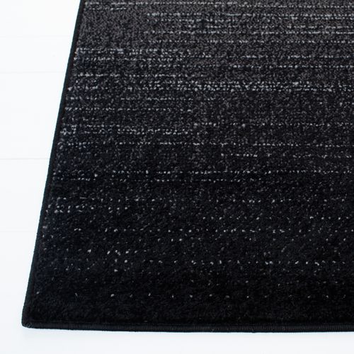 Tapis Adirondack 76 X 122 Cm Abstrait Moderne En Détresse Calindra Noir / Gris