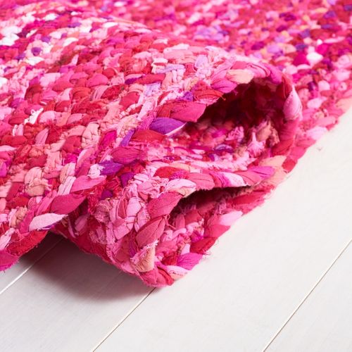 Tapis Braided 152 X 244 Cm Chalet De Campagne Priya Rose