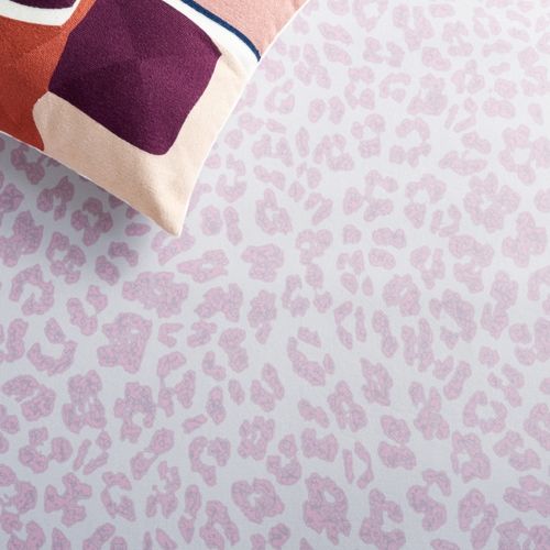 Tapis Faux Hide 91 X 152 Cm Rustique Gwynneth Ivoire / Rose