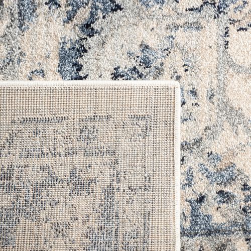 Tapis Charleston 122 X 122 Cm Traditionnel Celestia Ivoire / Marine