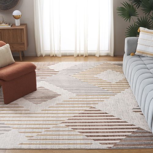Tapis Palma 244 X 305 Cm Moderne Winter Beige