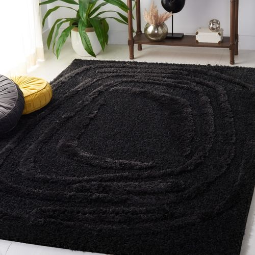 Tapis Hi-lo Shag 240 X 305 Cm Shag Scout Noir