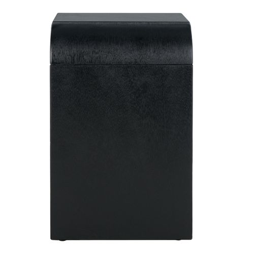 Table D'appoint Liasonya Noir Bois Bayur 46 X 35 X 54 Cm