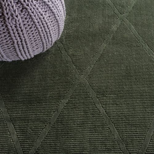 Tapis Revive 79 X 152 Cm Contemporain Rosalyn Vert