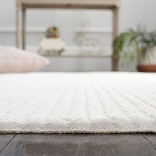 Tapis Whisper 201 X 201 Cm Moderne Laverne Blanc