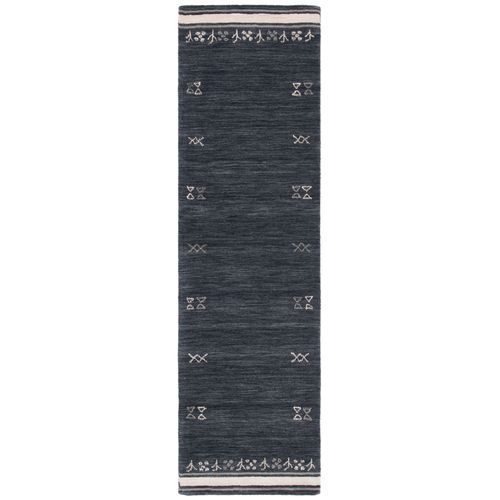 Tapis Himalaya 69 X 183 Cm Contemporain Ezra Fusain