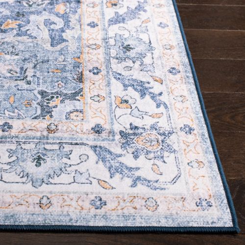 Tapis Tucson 183 X 183 Cm Traditionnel Ximena Bleu