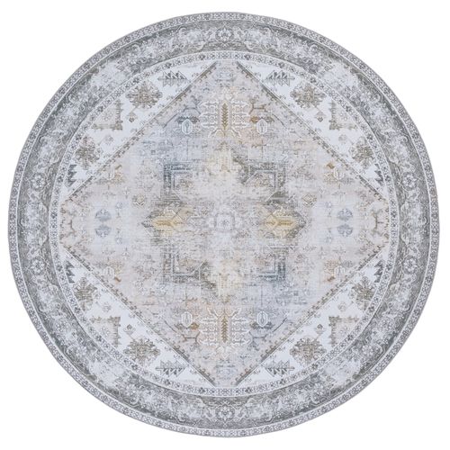 Tapis Tucson 244 X 244 Cm Traditionnel Kushim Beige / Grey