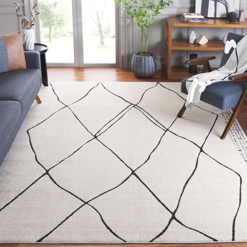 Tapis Melody 235 X 305 Cm Bohémien Luxury Ivory / Black