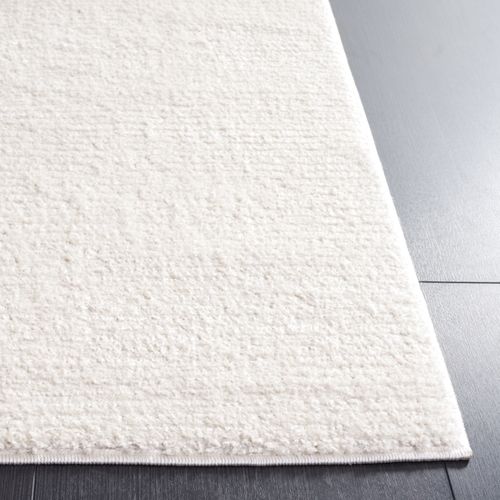 Tapis Lindsay Shag 201 X 201 Cm Solide Et Tonale Aniya Blanc