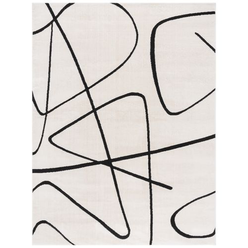 Tapis Lindsay Shag 274 X 366 Cm Moderne Beatrix Ivoire / Noir
