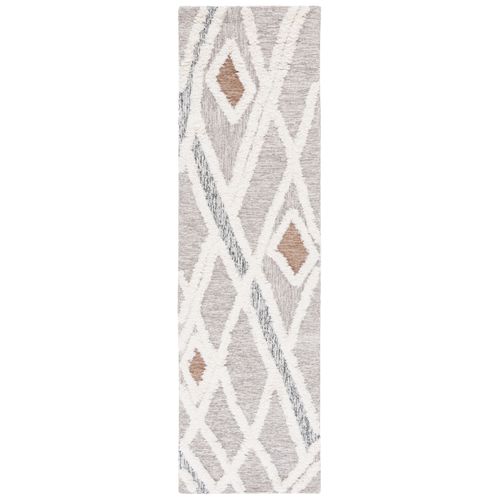 Tapis Casablanca 69 X 183 Cm Marocain Vienna Gris