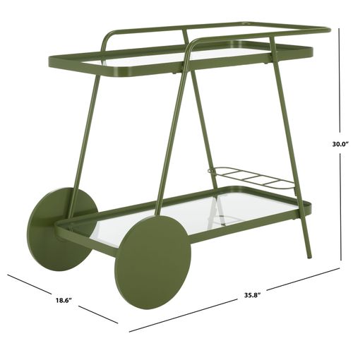 Chariots De Setvice Zunia Vert Metal 91 X 47 X 76 Cm