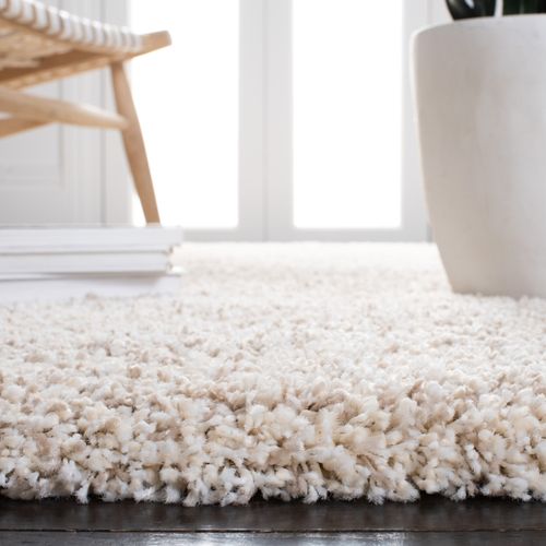 Tapis Hudson Shag 183 X 274 Cm Shag Vienne Ivoire