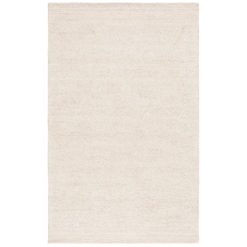 Tapis Abstrait 122 X 183 Cm Bohémien Alaska Ivoire / Beige