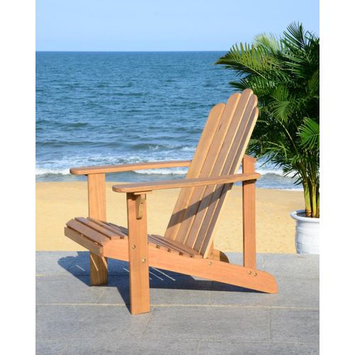 Chaise Adirondack Gerlinda Neutre Bois D'eucalyptus 72 X 91 X 95 Cm