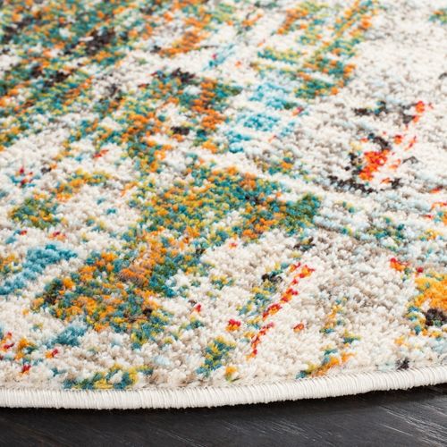 Tapis Madison 122 X 122 Cm Contemporain Manjor Green / Turquoise