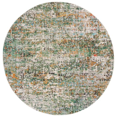 Tapis Madison 122 X 122 Cm Contemporain Manjor Green / Turquoise
