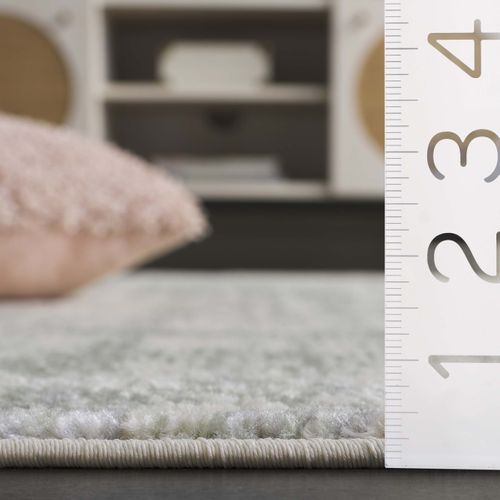 Tapis Adirondack 76 X 122 Cm Abstrait Moderne Brianna Sage / Ivoire