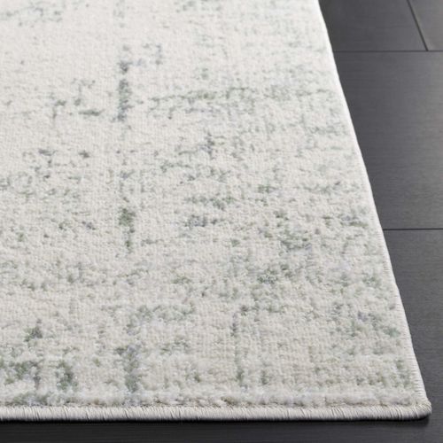 Tapis Adirondack 76 X 122 Cm Abstrait Moderne Brianna Sage / Ivoire