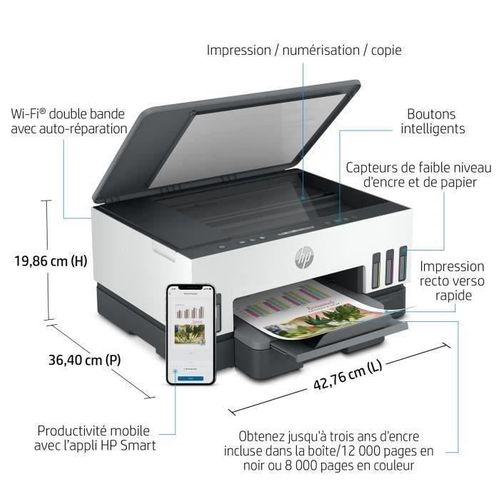 Imprimante Tout-en-un Smart Tank 7005 Couleur à Réservoir D'encre