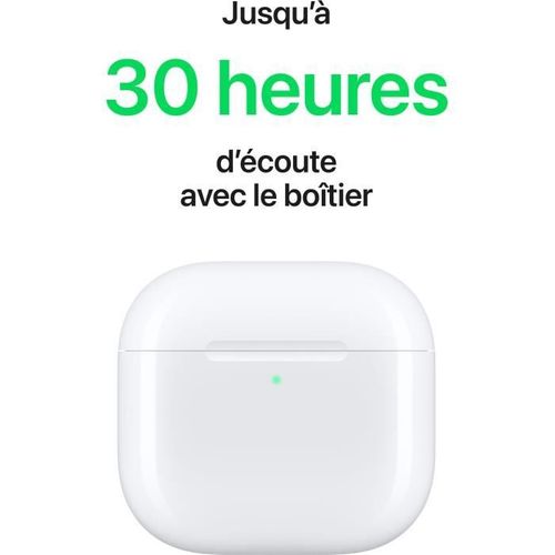 Airpods 4 Blanc Avec Boîtier De Charge USB‑c Ecouteurs Sans Fil