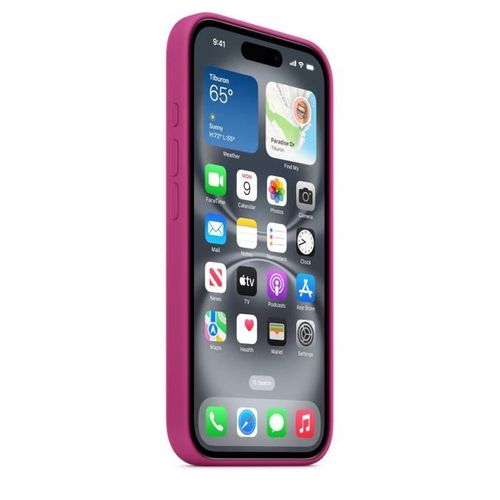 iPhone 16 - Coque En Silicone Avec Magsafe - Fuchsia