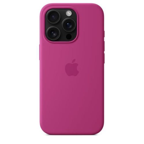 Apple iPhone 16 Pro - Coque En Silicone Avec Magsafe - Fuchsia