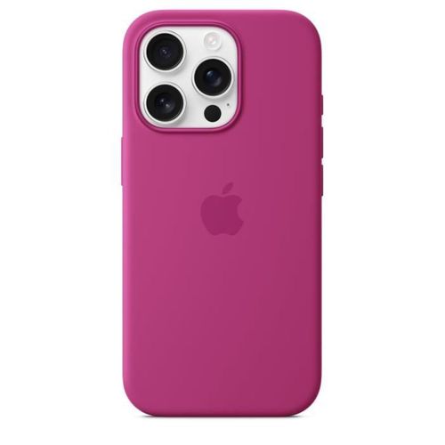 Apple iPhone 16 Pro - Coque En Silicone Avec Magsafe - Fuchsia