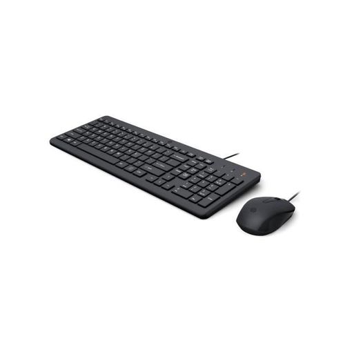 Ensemble Clavier Souris Filaires 150 - Noir