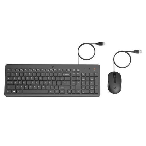 Ensemble Clavier Souris Filaires 150 - Noir