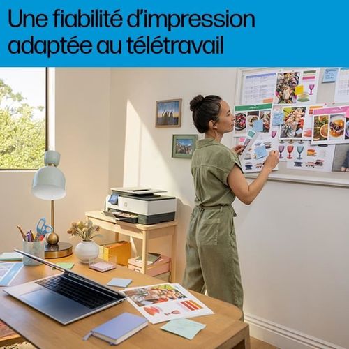 Officejet Pro 8124e - Imprimante Tout-en-un  Jet D'encre Couleur Avec 3 Mois D'instant Ink Inclus