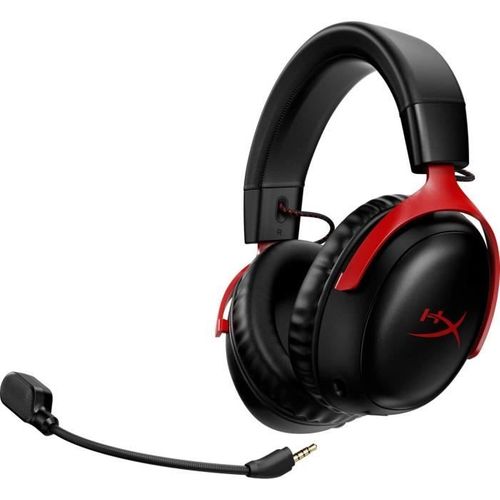 Casque Gamer Sans Fil - Hyperx Cloud Iii - Pour PC Et Console - Noir/rouge