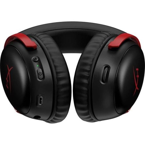 Casque Gamer Sans Fil - Hyperx Cloud Iii - Pour PC Et Console - Noir/rouge