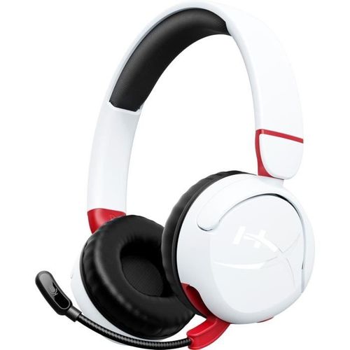 Casque Gamer Sans Fil - Hyperx Cloud Mini - Pour PC Et Console - Blanc