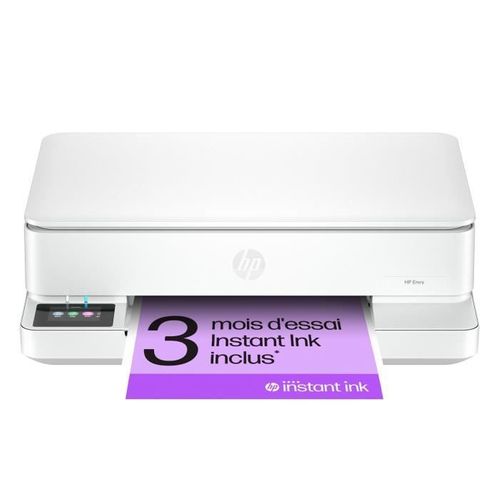 Imprimante Tout-en-un Envy 6110e Jet D'encre Couleur - 3 Mois D'instant Ink Inclus Avec Hp+