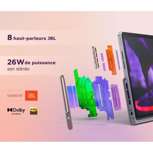 Tablette Tactile  Tab Plus - 11,5 2k Ips - 8 Go Ram - Stockage 128 Go - Gris