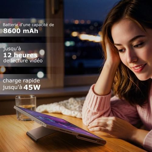 Tablette Tactile  Tab Plus - 11,5 2k Ips - 8 Go Ram - Stockage 128 Go - Gris