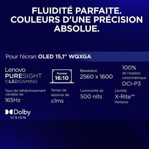 PC Portable Gamer  Legion 5 15irx10 - Sans Windows - 15,1 Wqxga Oled  - Core I7-13650hx - Rtx 5060 1