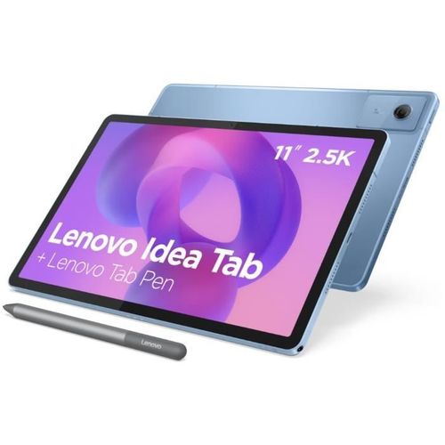 Tablette Tactile  Idea Tab - 11 2,5k Ips - 4 Go Ram - Stockage 128 Go - Bleu + Stylet